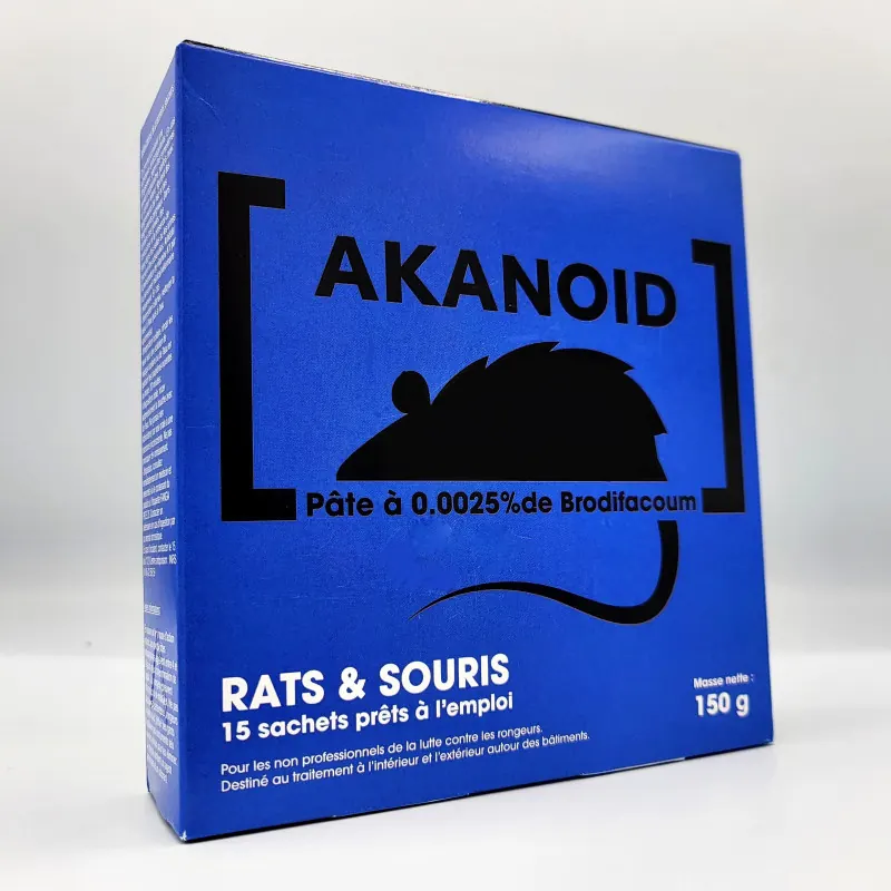 Pâtes raticides intérieur (15 sachets)